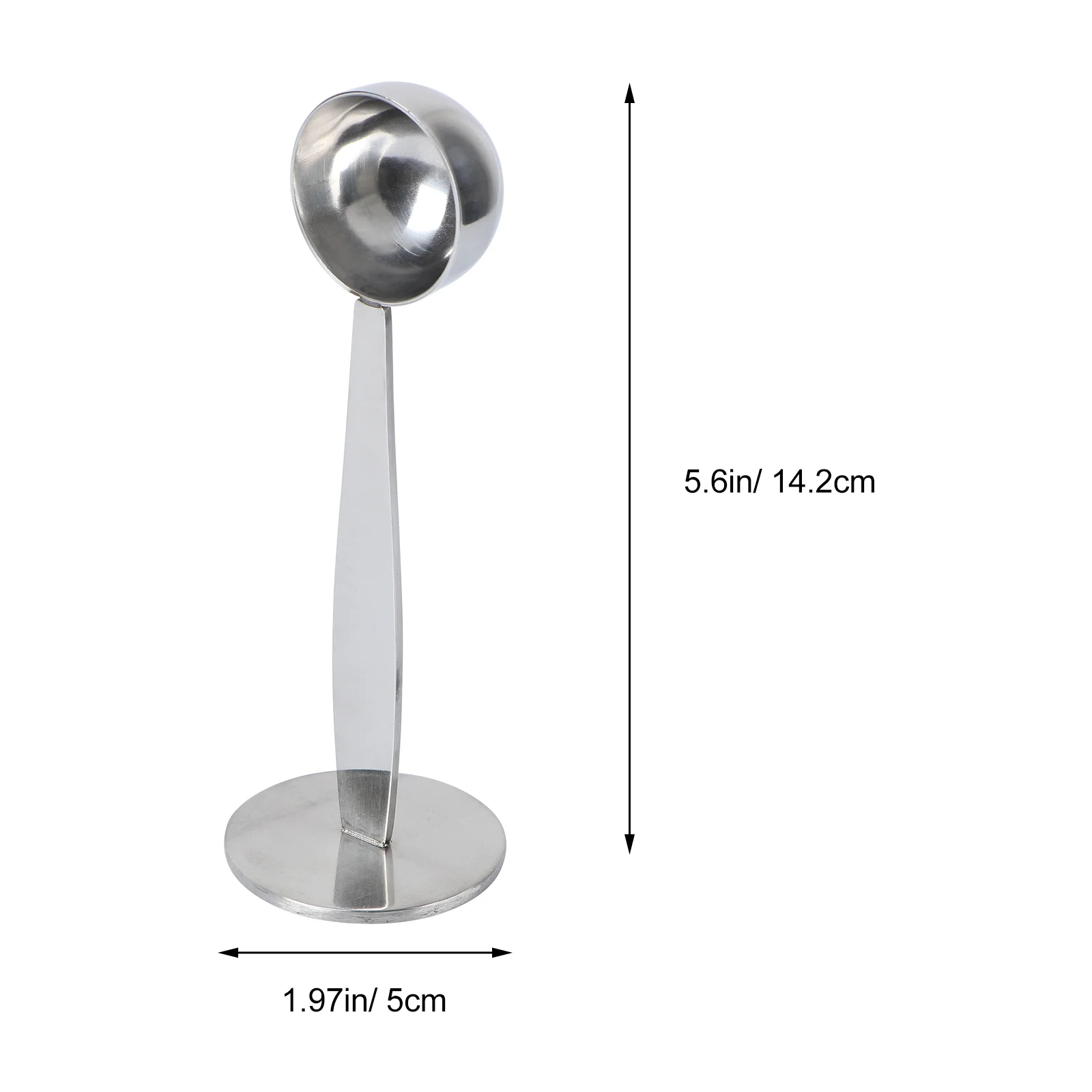 Ложка для утрамбовки кофе 2-в-1 с подставкой ложки Ложки молоти из нержавеющей