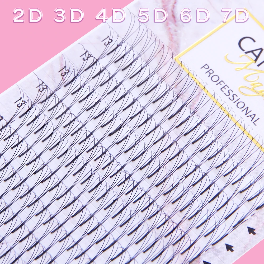 

Ресницы для наращивания 2D/3D/4D/5D/6D, профессиональные, русский объем