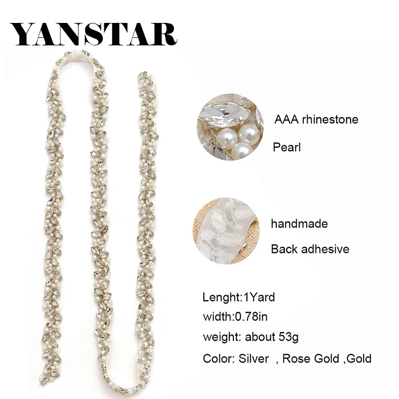 Оптовая продажа от YANSTAR ремень для невесты Φ на 10 ярдов * 2 см свадебный пояс с