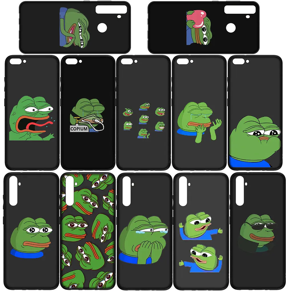 Забавный милый чехол Пепе грустная лягушка для телефона Huawei Y7A Y6P Y5P Y6 Y7 Y9 Prime 2018 2019