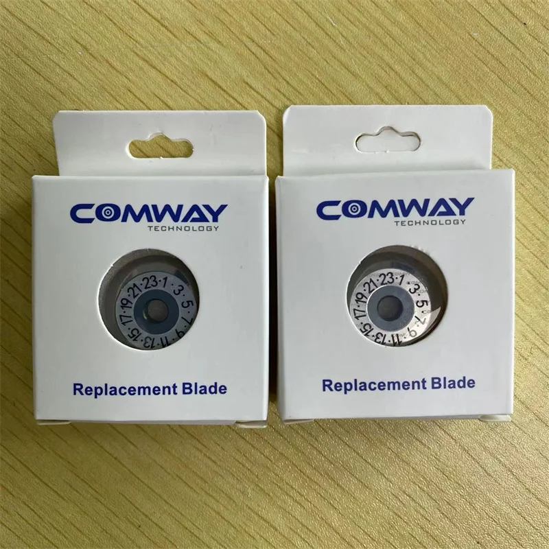 Original Comway C108 C109 C6 C9 Optical Fiber Fusion Splicer Cleaver Replacement Blade 23 Faces Cutting Blades Free Shipping