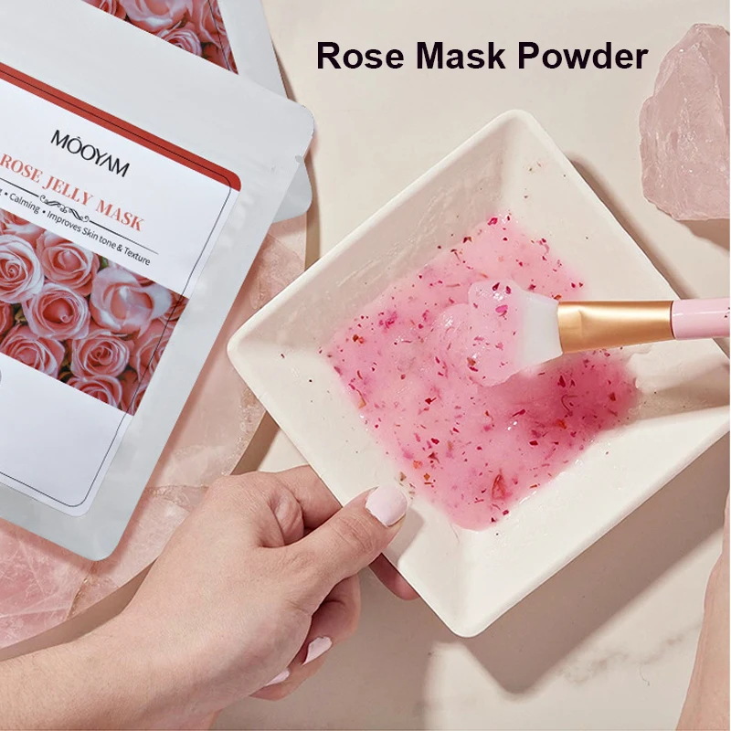 100g 24k Gold Hydro Jelly Face Mask Powder Gel Rose Skin Care for Lemon Collagen Peel Soft Anti Age Beauty DIY |