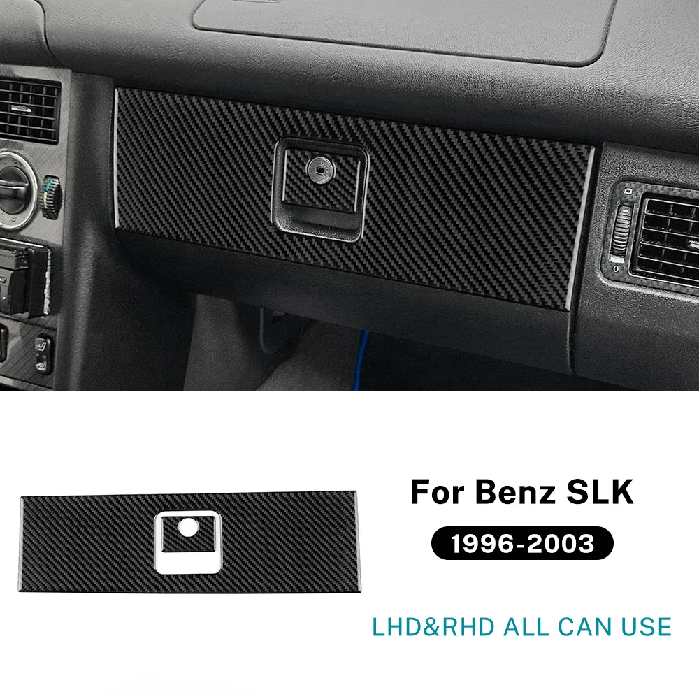 

Наклейка из настоящего мягкого карбона для Mercedes-Benz SLK R170 1996-2003 на панель пассажирской стороны (для инструментального отсека)