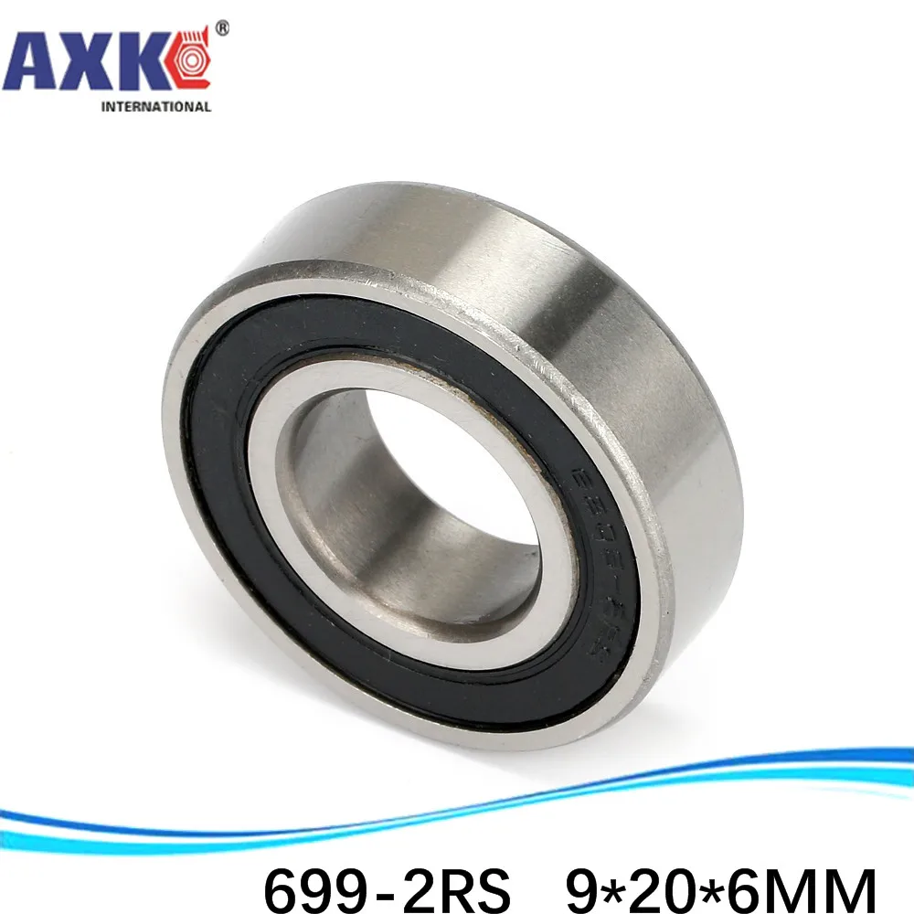 

(1pcs) The Rubber sealing cover Thin wall deep groove ball bearings 699-2RS 9*20*6 mm