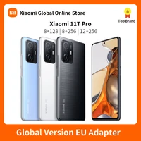 Global Version Xiaomi 11T Pro Smartphone 128GB 256GB Snapdragon 888 Octa Core 120W HyperCharge 108MP Camera 120Hz AMOLED Display
