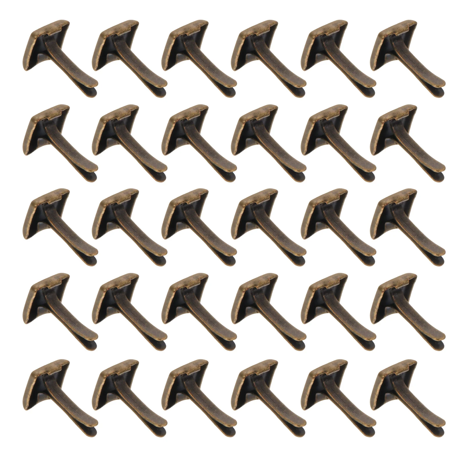 

300pcs Craft Rivets DIY Square Two Feet Studs Spikes Double-legged Studs