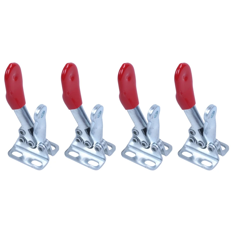 

4Pc 27Kg Anti-Slip U Shape Toggle Clamp Holding Capacity Push Pull Toggle Clamp Vertical/Horizontal Type For Hand Tool