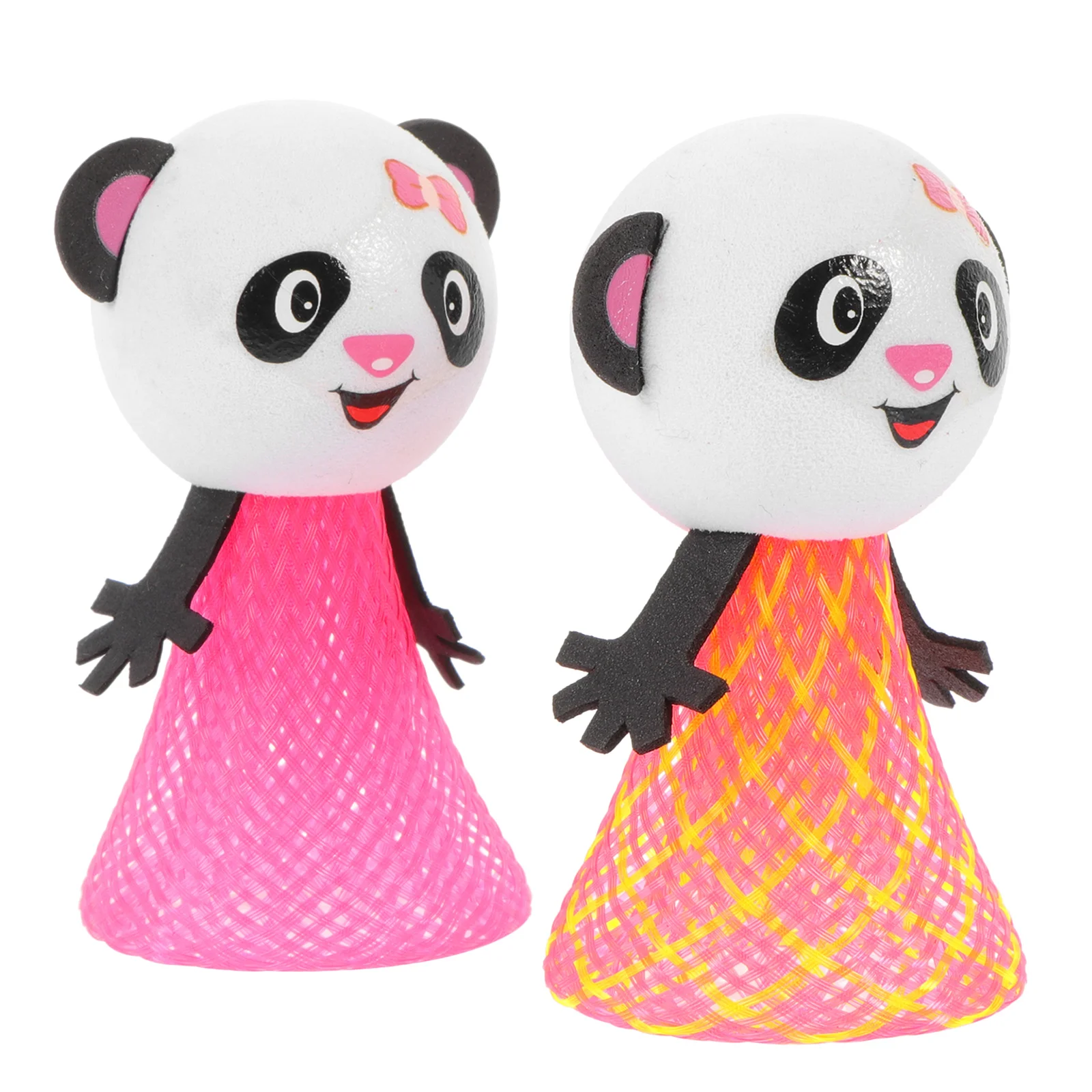 

2Pcs Desktop Bouncing Doll Toys Colored EVA Jumping Dolls Home Desktop Decors