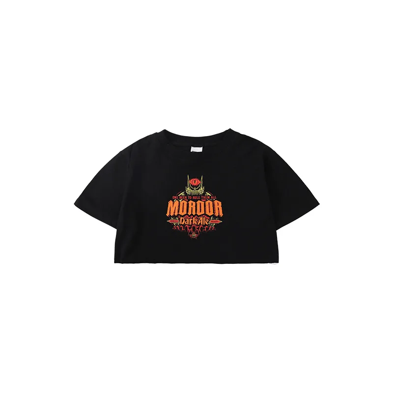 Одежда для бальных танцев в стиле хип-хоп футболка большого размера оранжевые