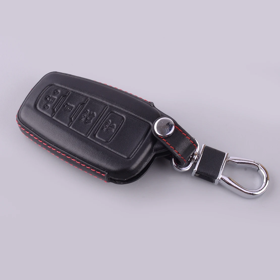 

Задняя крышка с 4 кнопками, флэш-сумка с цепочкой, подходит для Toyota Camry дистанционный смарт ключ-брелок RAV4 Highlander 2018-2022, искусственная кожа