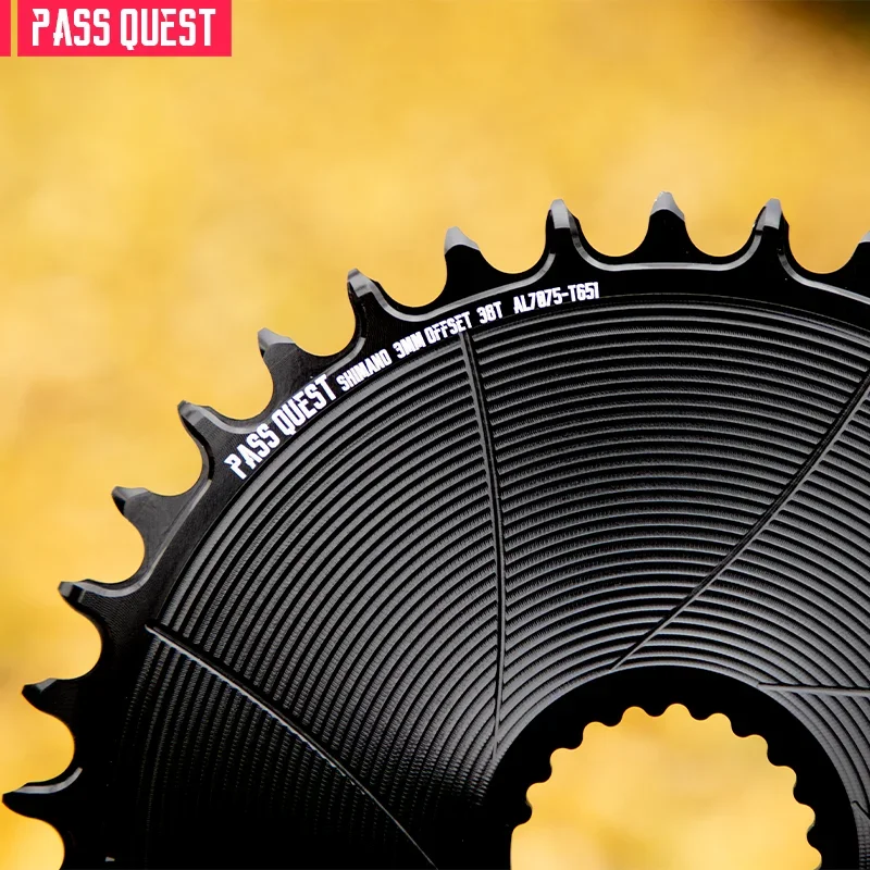 PASS QUEST 3 мм Самая продаваемая круглая узкая широкая звездочка AERO черная и