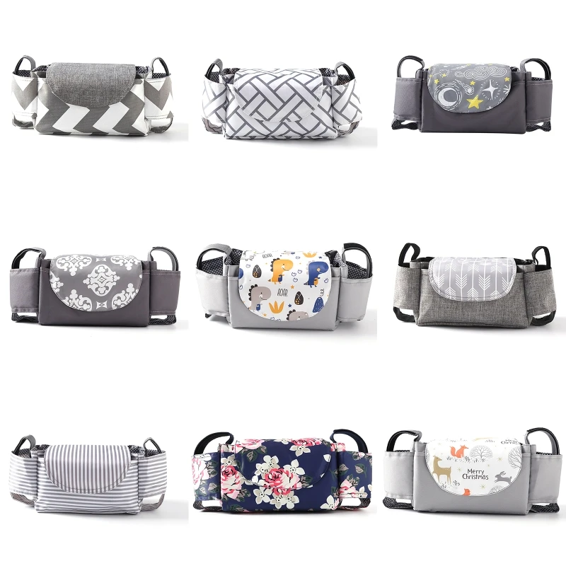 

Универсальный органайзер для детской коляски, подставка для чашек и бутылок, сумка на колесиках для хранения, подвесной органайзер для подг...