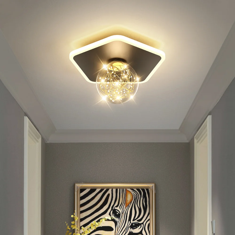 

Modern Minimalist Ceiling Lights For Living Study Room Bedroom Dormitory Kitchen Corridor Wardrobe Warm Home LED Lamp Luminaire