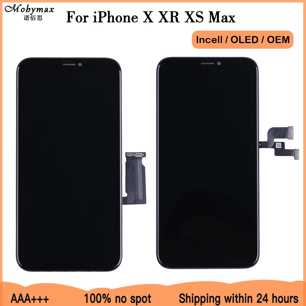 AAA ++ качественный сенсорный экран 100% тест один за другим нет пятен для iPhone X XR XS ЖК-дисплей Замена для iPhone XS Max с подарками