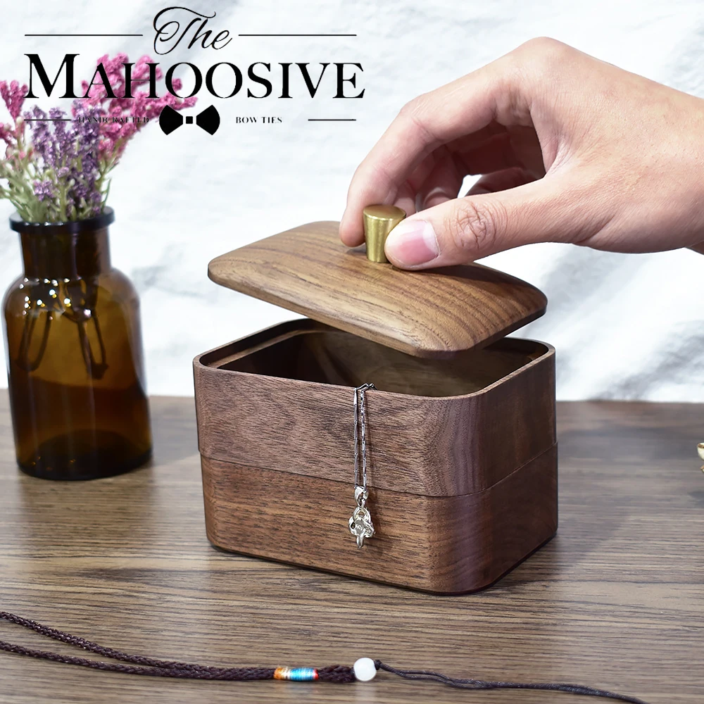 

Wooden Ring Box Pendant Box Necklace Box Diamond Box Jewelry Box Storage Case Jewelry Organizer