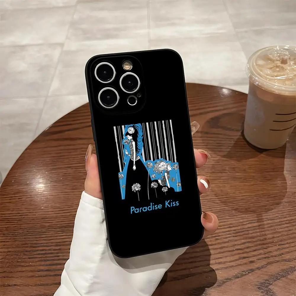 Anime Paradise Kiss Miwako Phone Case For 15 Pro Max Iphone 14 16 12 Plus 13 11 Xr X Xs 8 7 Silicone Cover