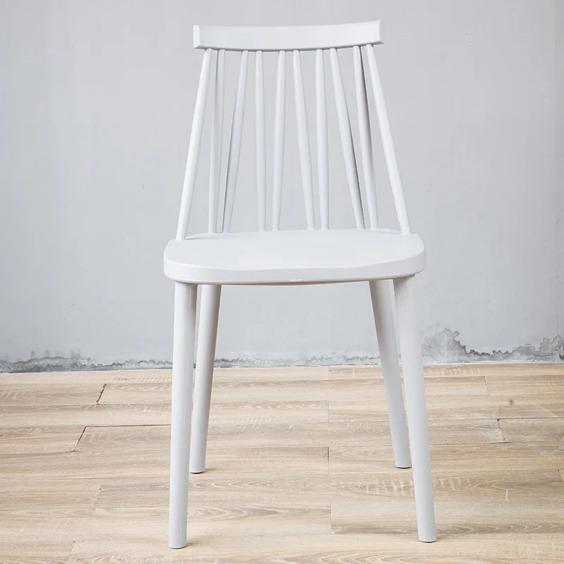 Modern Minimalist Lazy Plastic Back Stool Leisure Table And Chair Dining Chair Coffee Chair Milk Tea Chair