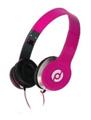 Шарнирный розовый наушник с гибким входом P2 | Электроника