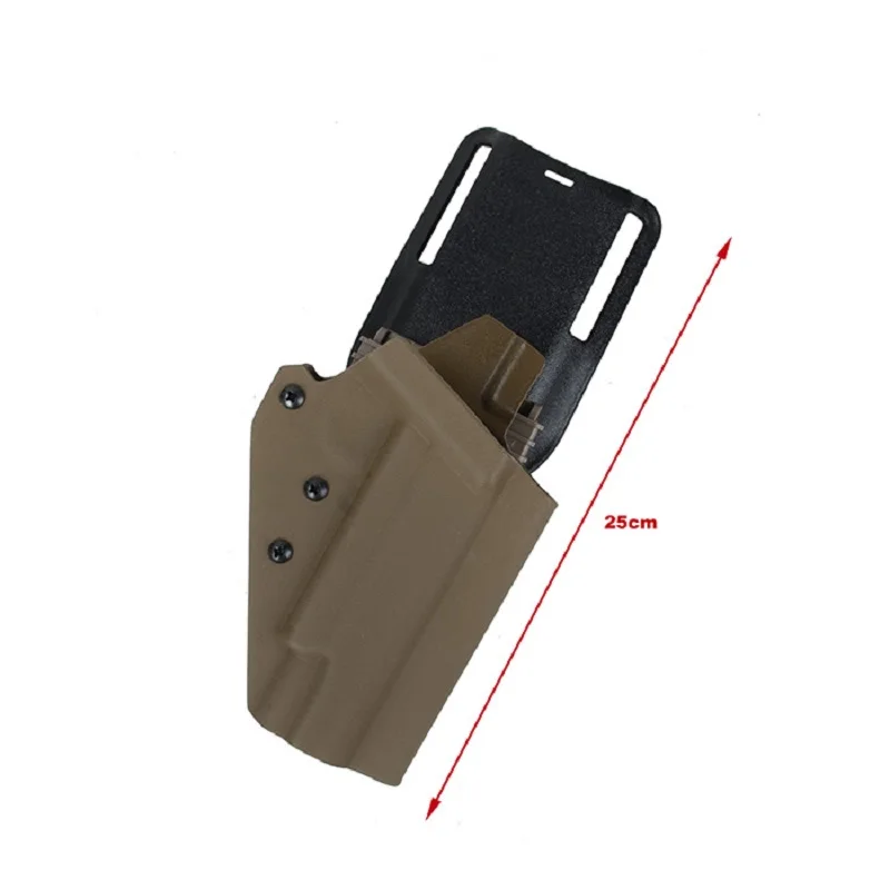 

WT-201911 / Outdoor Sports Tactical Quick Release Clip Kydex K Plate Belt Hanger Combination Black / Sand