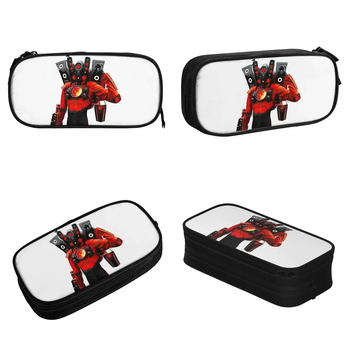 Skibidi пеналы для туалетных игр карандашей с громкоговорителем титана коробка