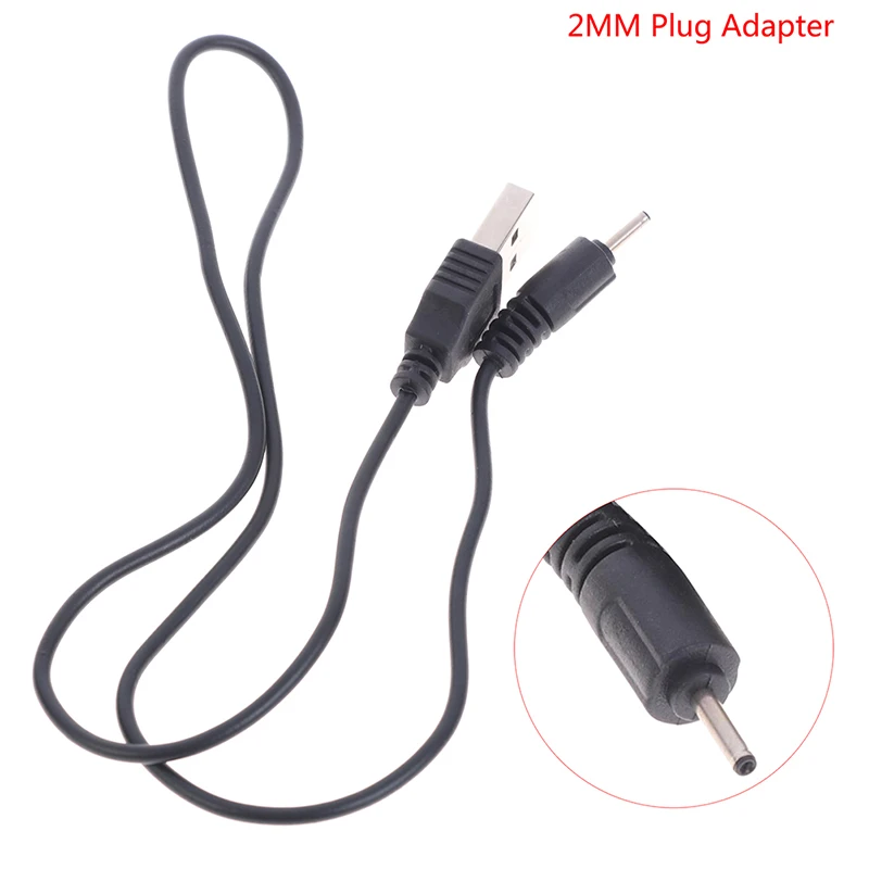 2.0mm Plug Adapter USB Charger Cable Cord For Nokia CA-100C 