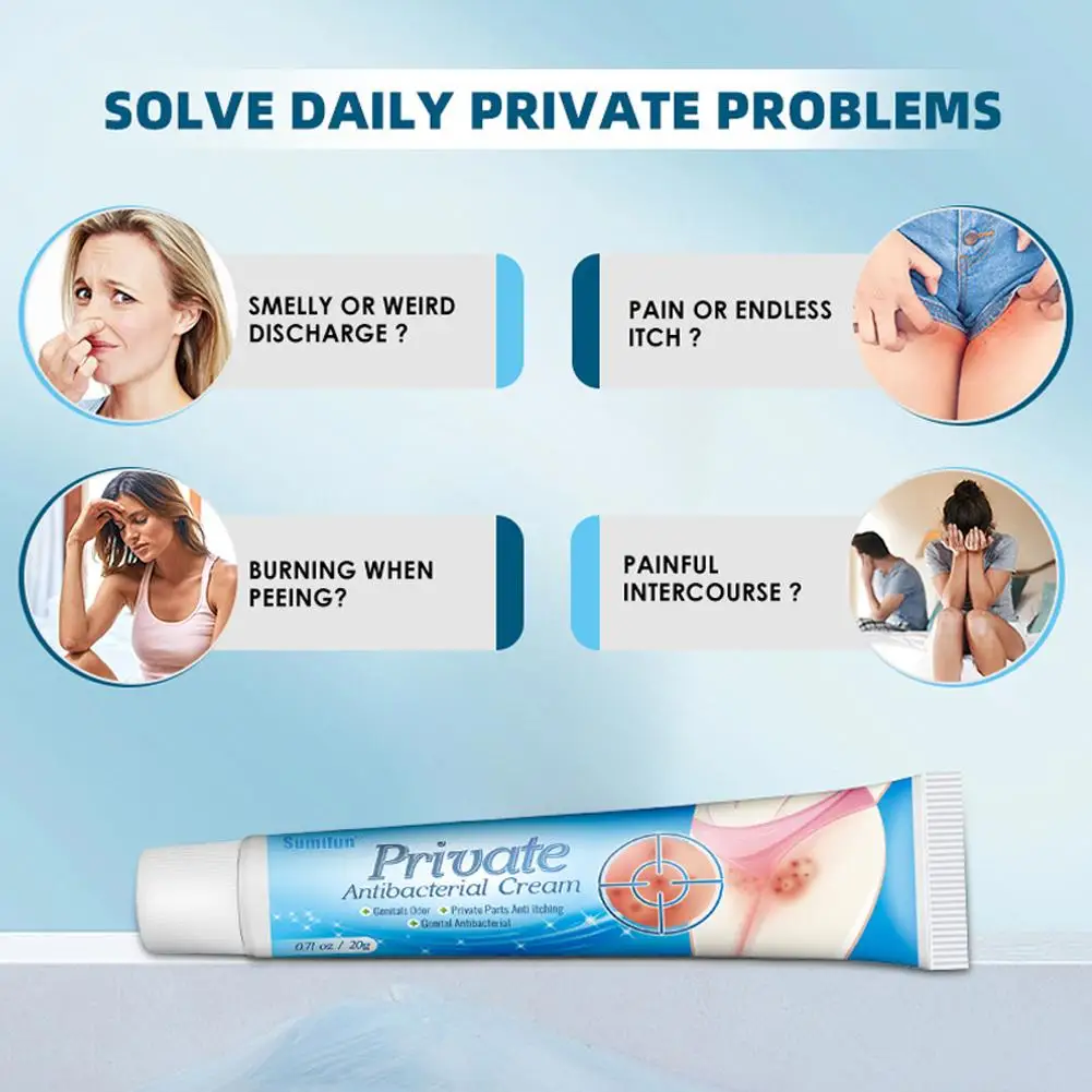 Антибактериальный крем для удаления запаха 20 г частная часть интимный