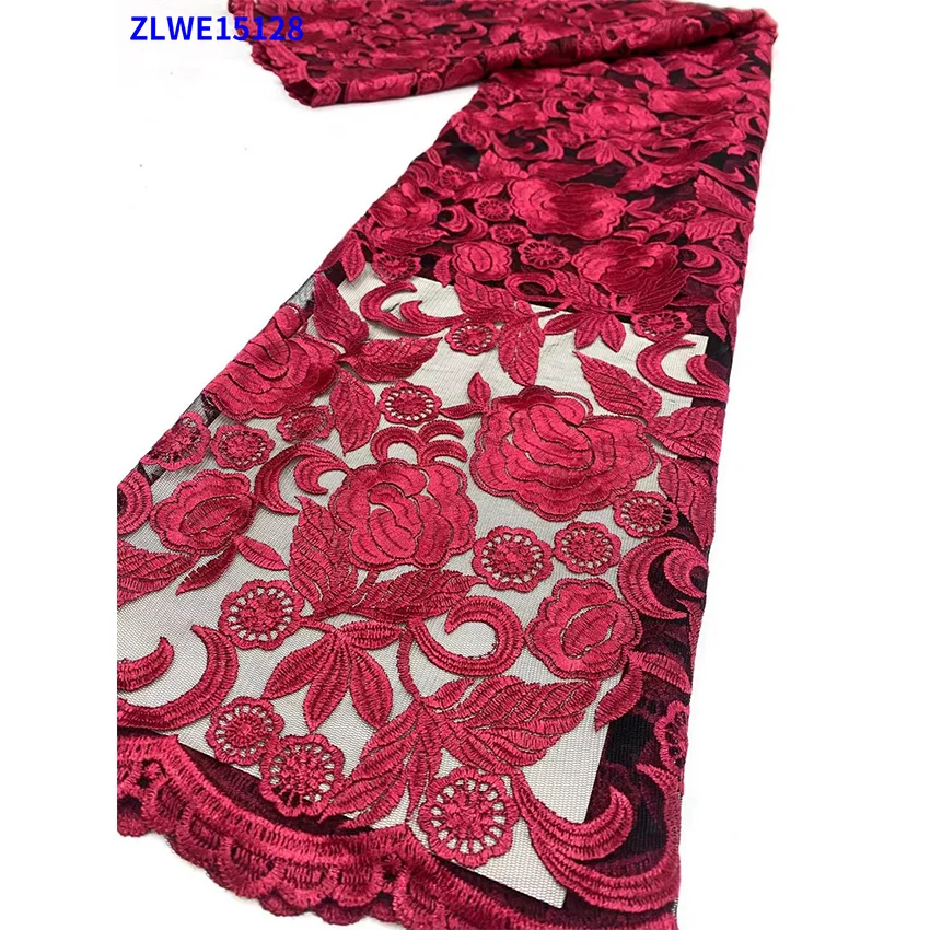 Новый дизайн нигерийская сетчатая вышивальная ткань большая акция французская