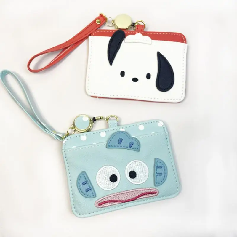 Sanrio Pochacco Hangyodon выдвижной держатель студенческой карты Campus Card ID автобусная карта