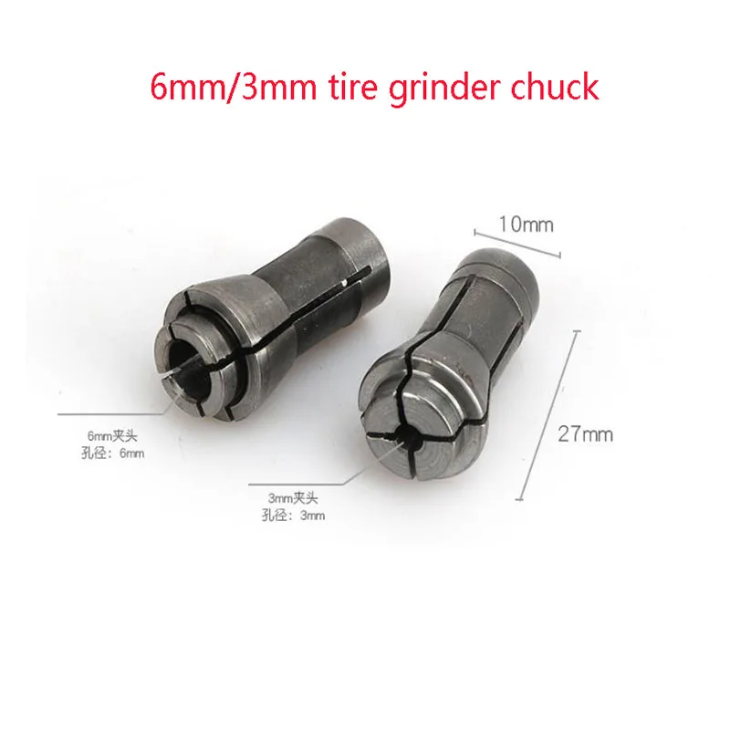 

6mm Pneumatic Tire Repair Engraving Machine Chuck 3mm Pneumatic Engraving Machine Clamp Wind Mill Chuck Grinding Machine Air Gri