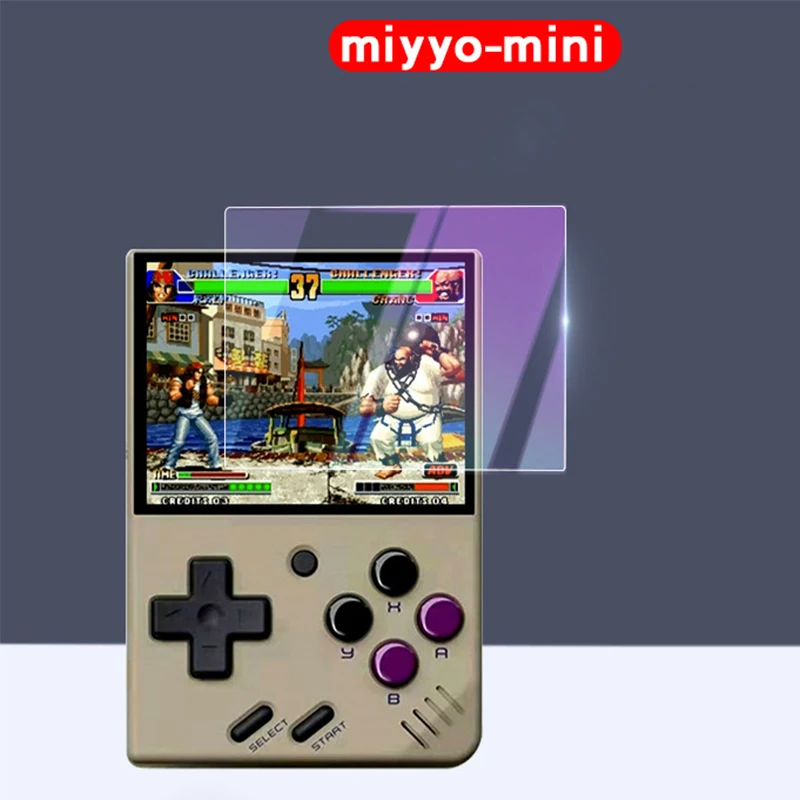HD Anti Blue Tempered Glass for Miyoo Mini Plus Ultra Clear Screen Protector for Miyoomini+ Full Cover 9H Protective Front Film