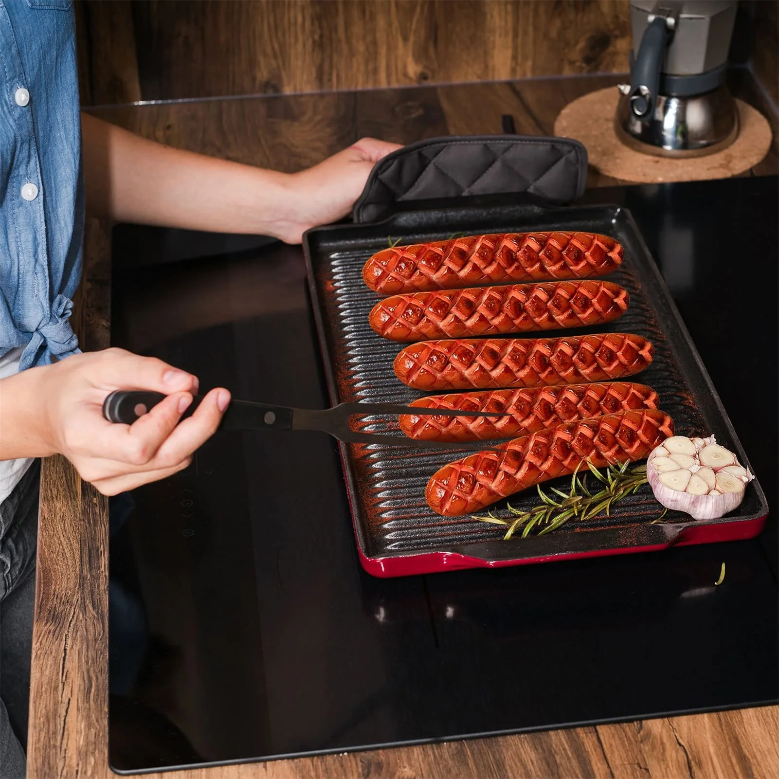 Устройство для нарезки колбасок Hotdog устройство колбасы барбекю портативный