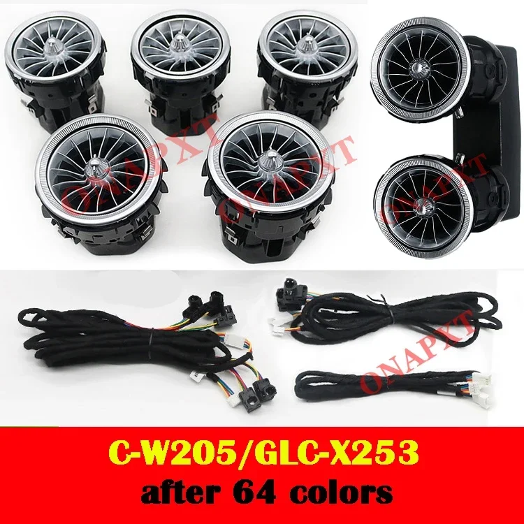 Новый стиль светодиодный автомобильный вентиляционный светильник турбина