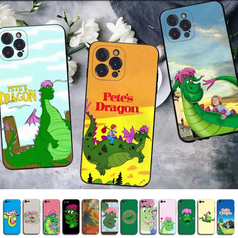 

Disney pete's dragon Phone Case For iPhone 14 13 12 Mini 11 Pro XS Max X XR SE 6 7 8 Plus Soft Silicone Cover