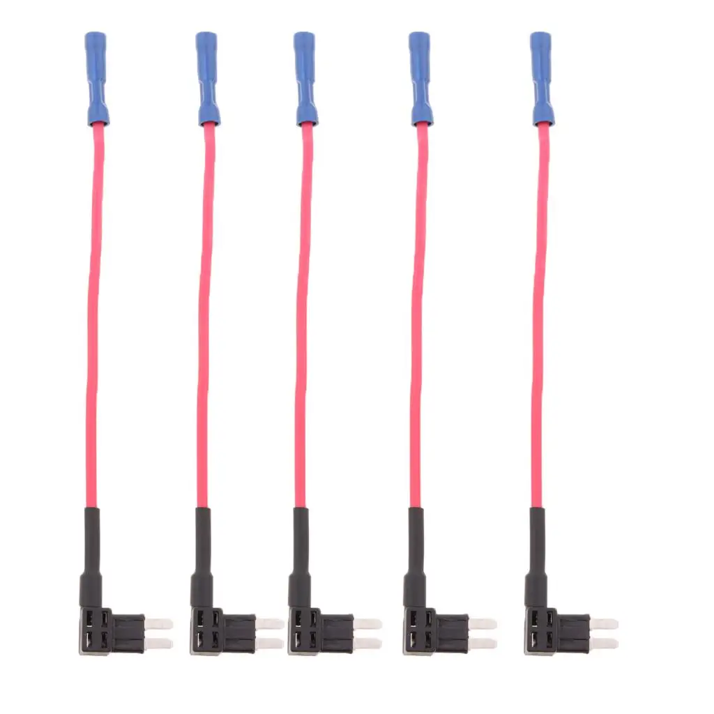 

5 Pieces Car Motorcycle ATM Fuse Holder Fuse Tap