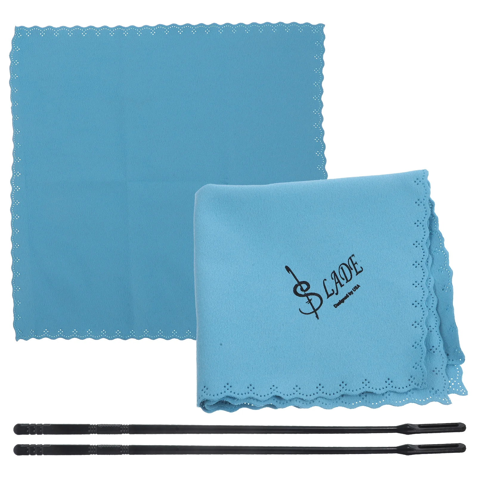 

1 набор чистящих палочек для флейты, чистящая ткань для флейты (черный)