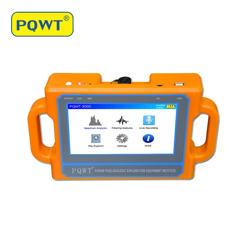 

PQWT S300 deep fresh underground water detector 300m ground finder machine for borehole drilling