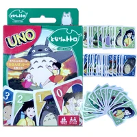 totoro board games uno playing card 13 cards game poker educational puzzle toys for children girls birthday family funny gifts