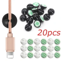 Universal Cable Organizer Car Office Desk Phone Charger Line Clasp Fixed Organizer Auto Interior Dashboard Cable Hub Accessories