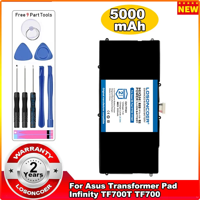 

C21-TF301 For Asus Transformer Pad Infinity TF700T TF700 C21-TF201P C21-TF500T TF201-1I102A TF201-1B088A TF2011B002A Battery