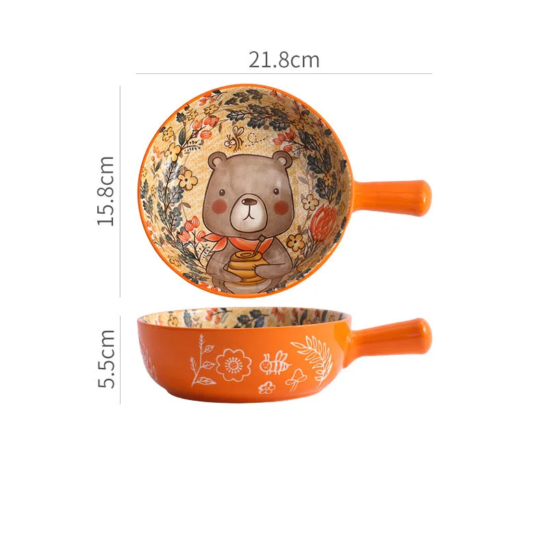 

Керамическая Форма Для Запекания FOME С Ручками, Пригодная Для Духовки, Для Дома И Кухни, Для Гратина, Салатница