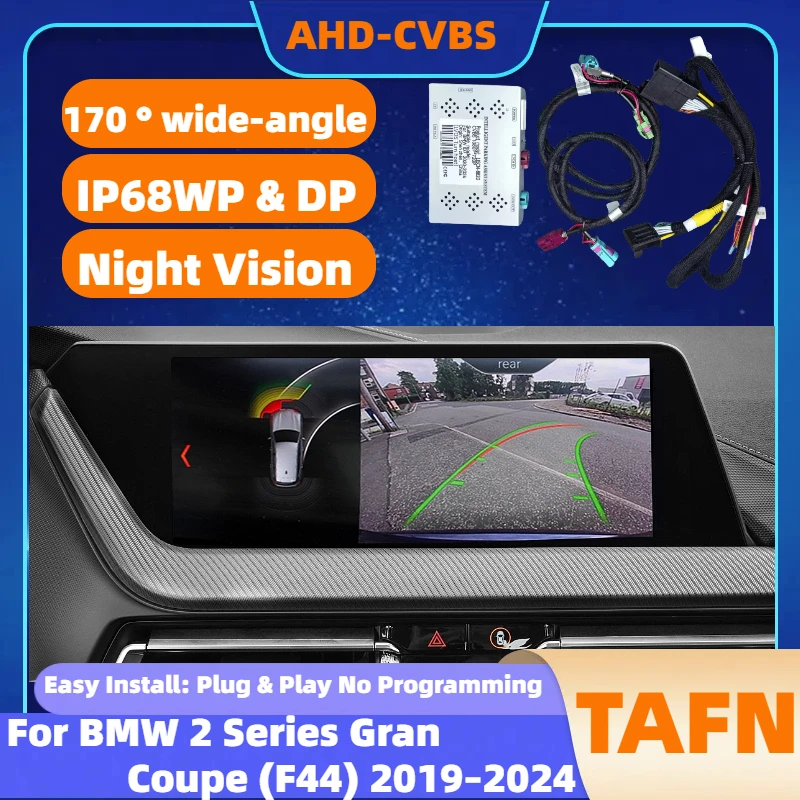 Фото Камера заднего вида AHD-декодер для BMW 2 серии Gran Coupe (F44) 2019–2024 MGU ID7 10,2/12,3 экран оригинальная камера заднего вида №1