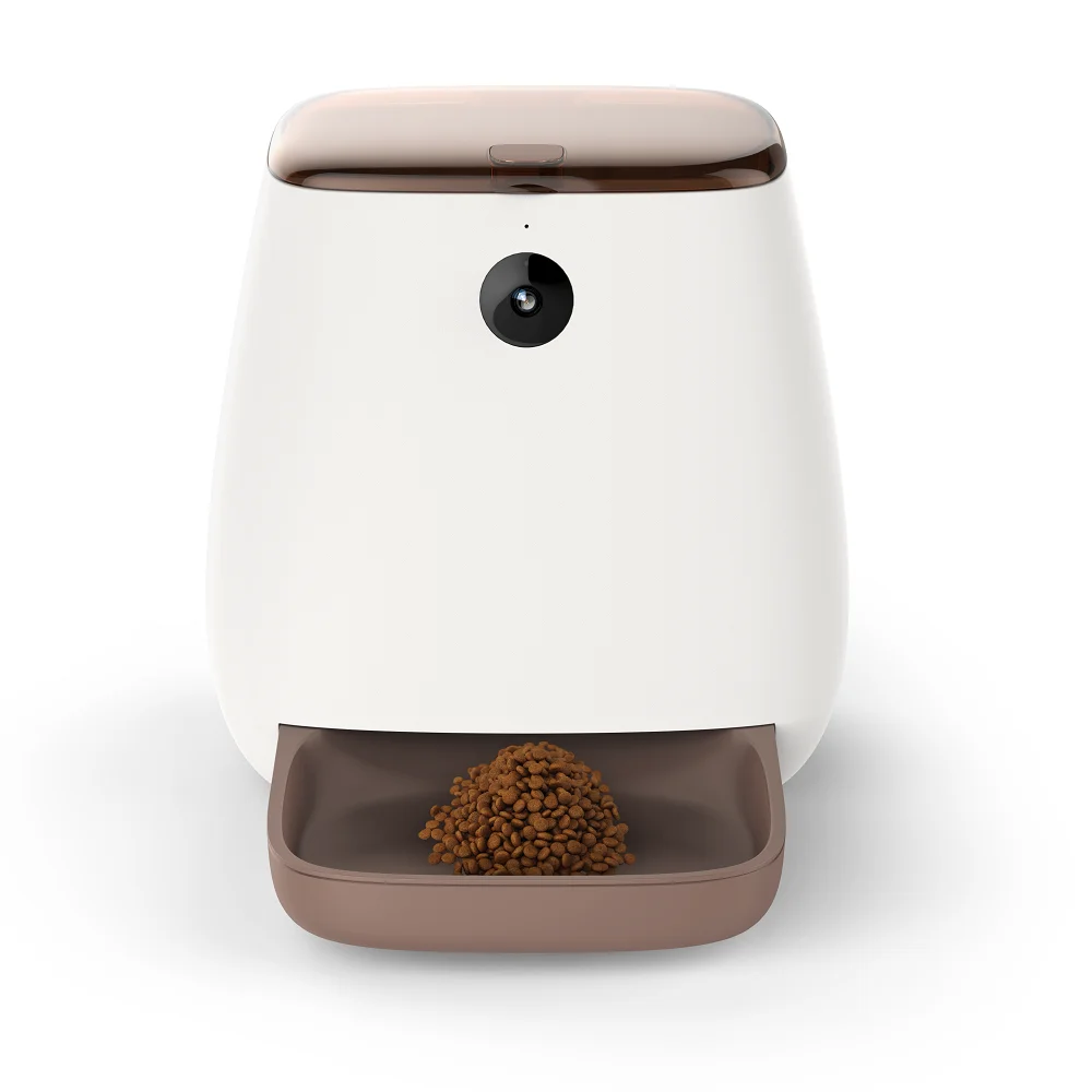 

Smart 12 Meals Automatic Pet Feeder 1080P HD WiFi Pet Camera Night Version and 2-Way Audio Auto Dog Cat Food Dispenser