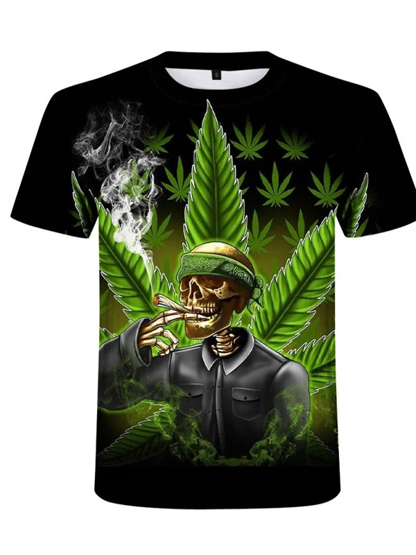 

Summary Fashion natural weed 3d men's T shirt cool Neutral o-neck Short Sleeve HIP Hop HIPster Great. Tee Oversized male T-shi