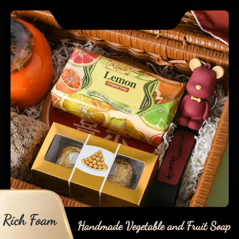 Мыло с розовым огурцом лимоном лавандой эфирным маслом мыло для очищения ручной