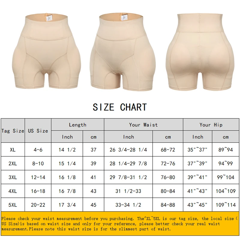 Women Padded Control Panties Shapewear High Waist Butt Lifter Seamless Shape Curve Shorts Hip 3D Enhancer Tummy Body Shaper