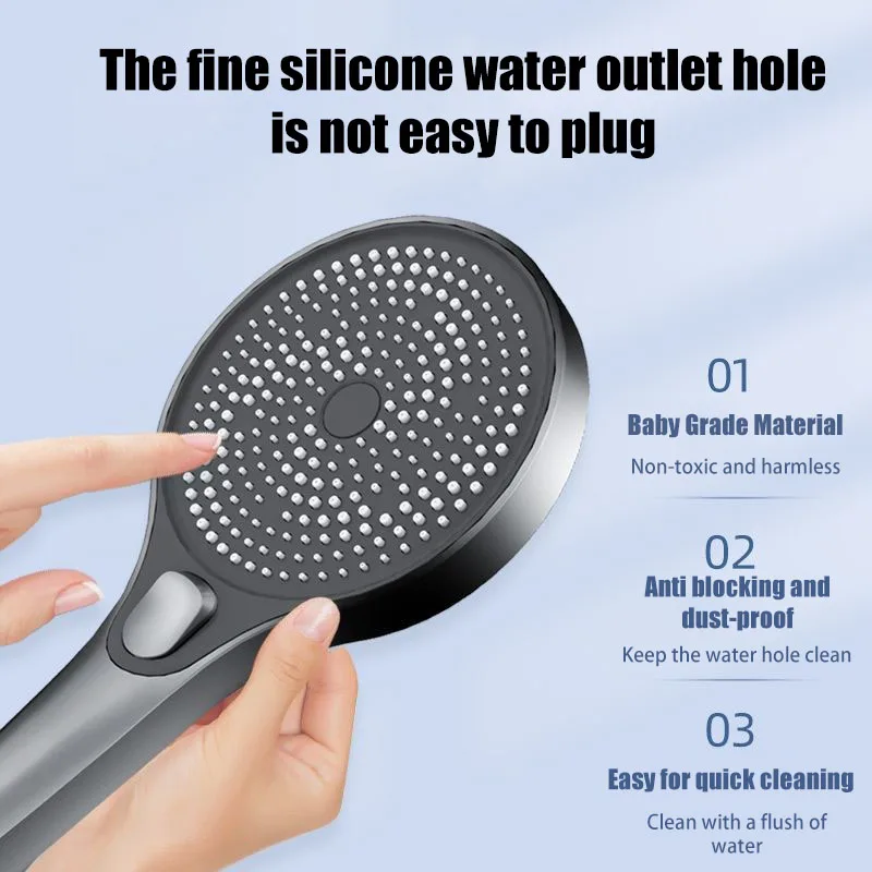 Насадки для душа с 3 режимами работы набор Дождевого в ванную комнату аксессуары