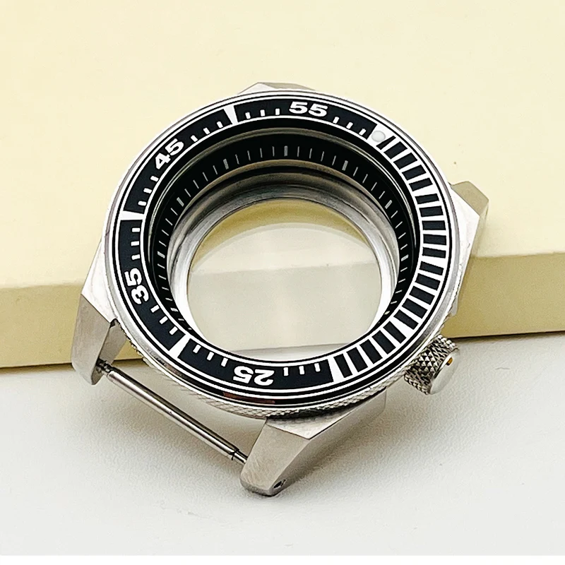 Мод Seiko Samurai King чехлы для часов NH35 чехол NH36 7S26 часы с прозрачным задним стеклом и