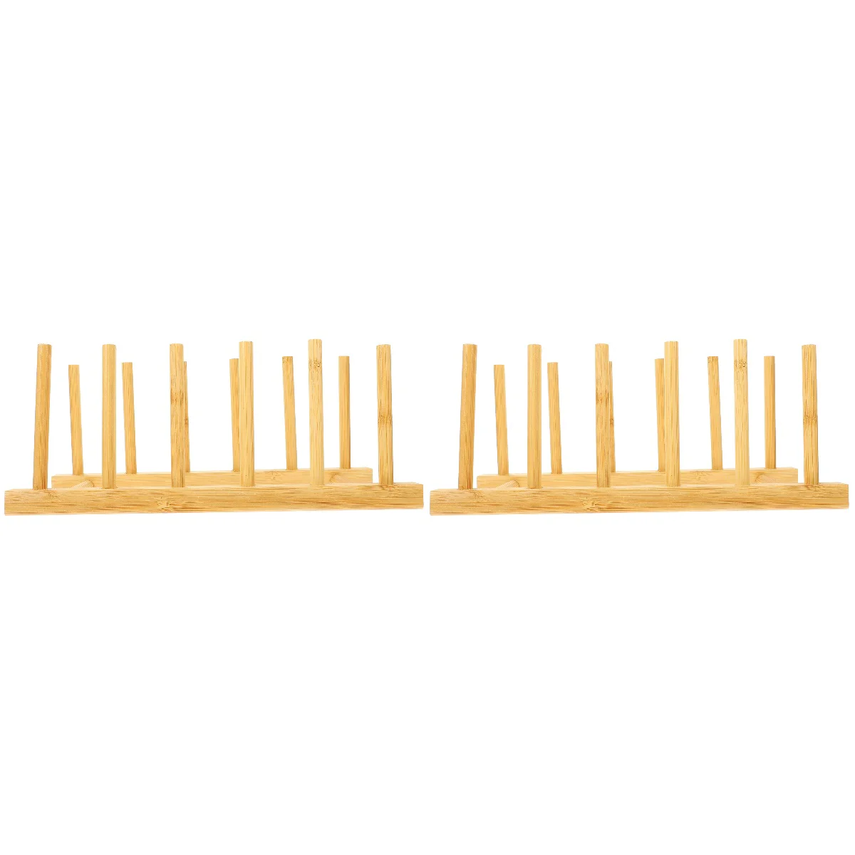 

2pcs Dish Holder Kitchen Plate Holder Multi-use Rack Kitchen Drying Rack