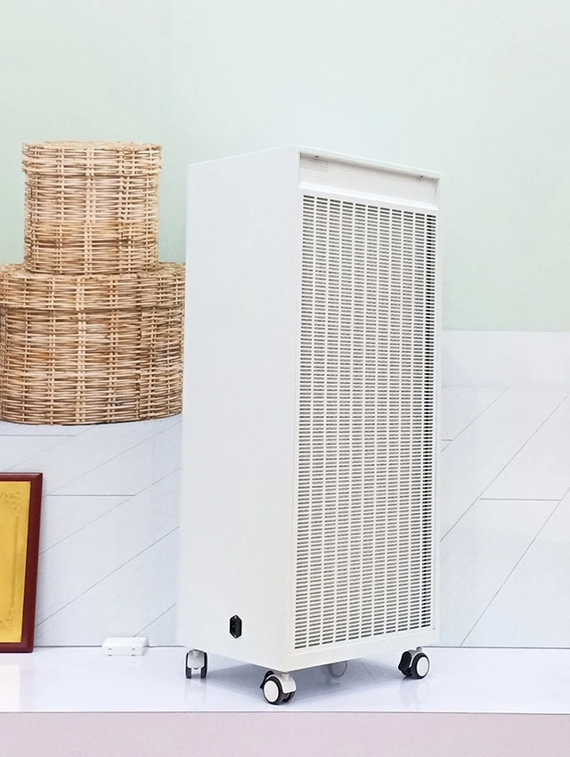Портативный Hepa H13 4x2 99 9% H1N1 объем 1200 м3/ч 0 1 мкм 24 часа 5-ступенчатый очиститель