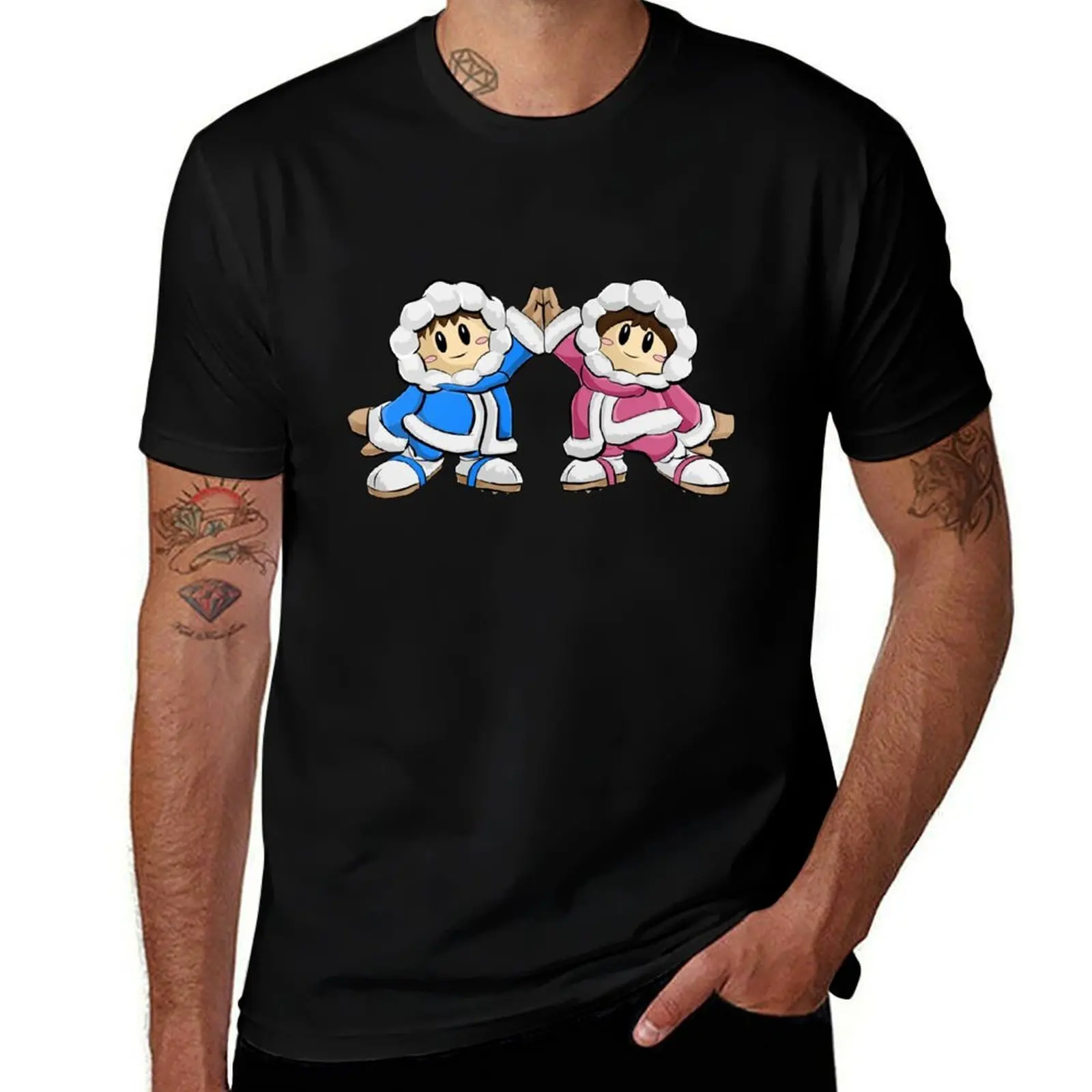 Фото Футболка Ice Climbers SSBM с креативным графическим дизайном №1